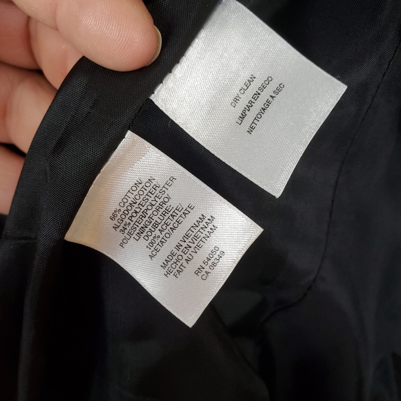 Anne Klein Tweed Fitted Suit Coat Blazer - Picture 3 of 4